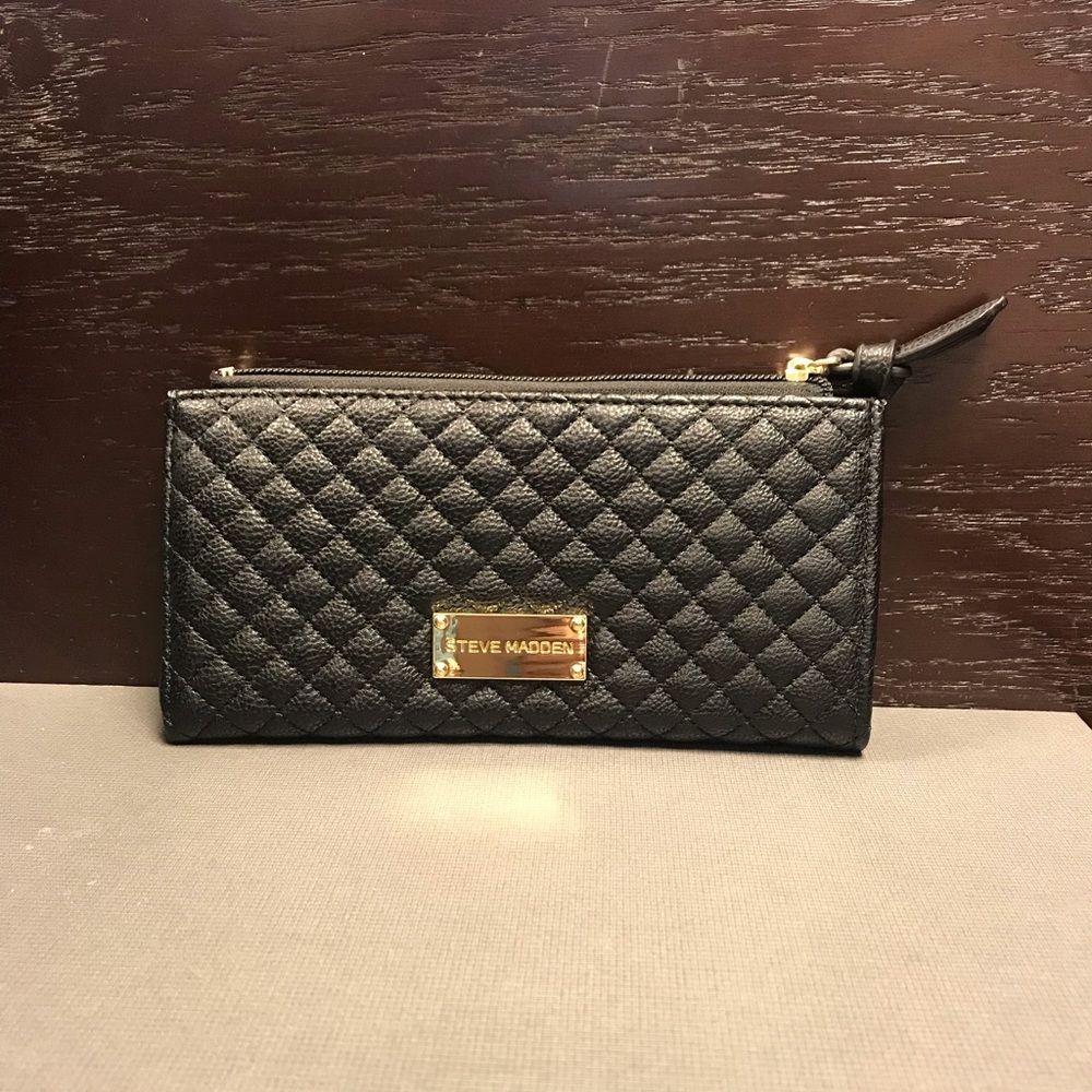 Steve Madden Black Wallet